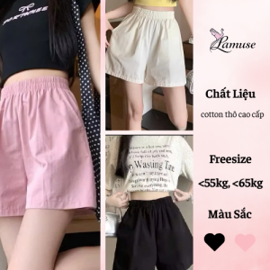 Quần Đùi Vải Đũi Vân Mây Phong Cách Hàn Quốc L232 - Lamuse