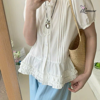Các Kiểu áo sơ mi nữ tay lỡ đẹp tiểu thư