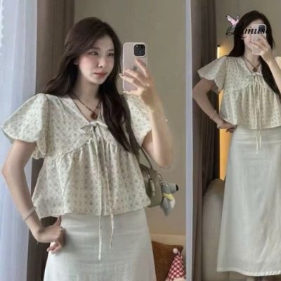 áo kiểu tay cách điệu tại Lamuse