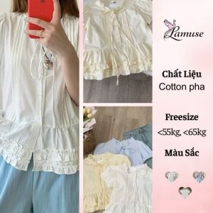 Áo Sơ Mi Cổ Bèo Tay Bồng A781 - Lamuse